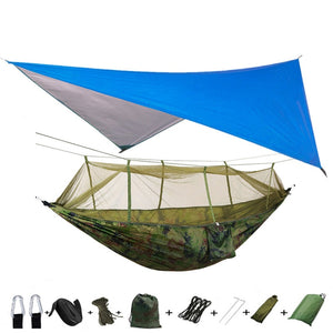 SwallowTail Lightweight Portable Camping Hammock and Tent Awning