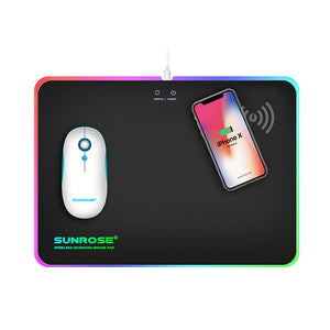 Sunrose Wireless Charging Luminous Mouse Pad