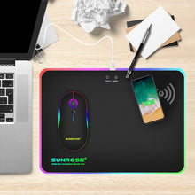 Load image into Gallery viewer, Sunrose Wireless Charging Luminous Mouse Pad