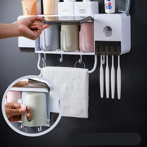 Hanging Dust-Proof Toothbrush Holder Wash Set