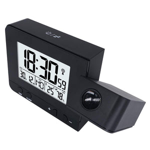 Projection Alarm Clock with Temperature and Time